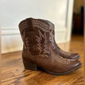 Coconuts PISTOL cowboy boot brown